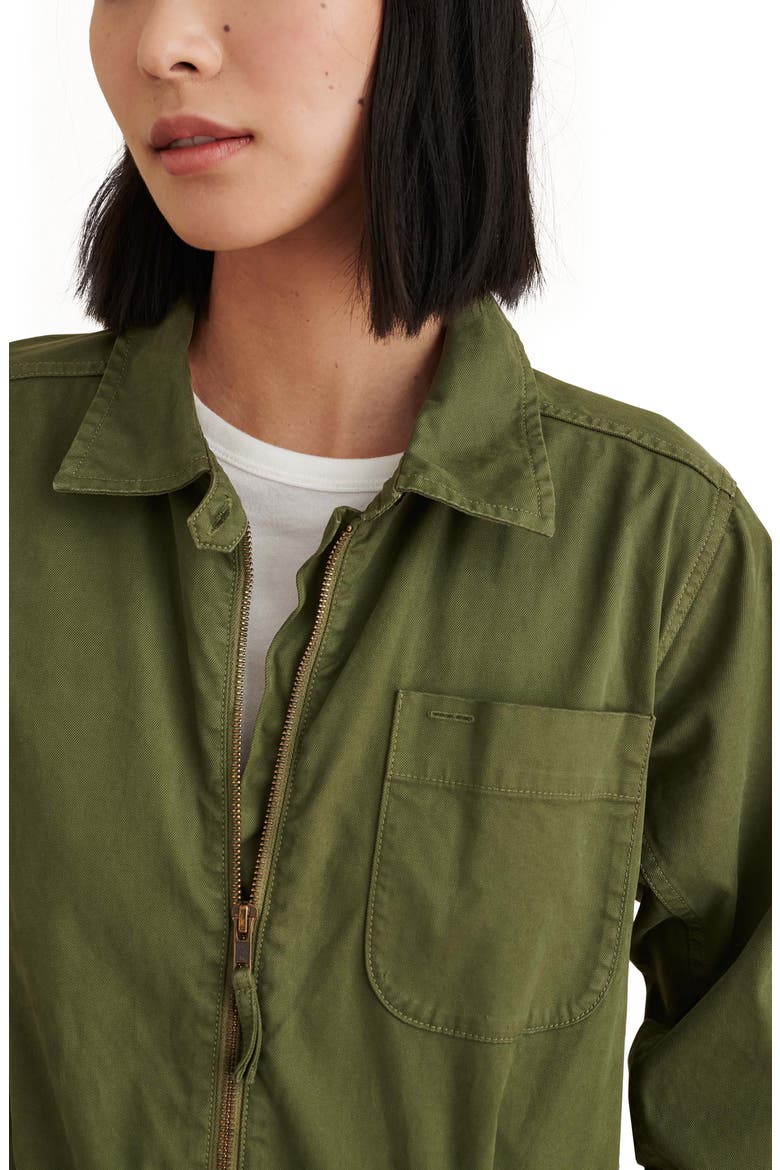 Judd Stretch Cotton Twill Boilersuit, Alternate, color, ARMY OLIVE