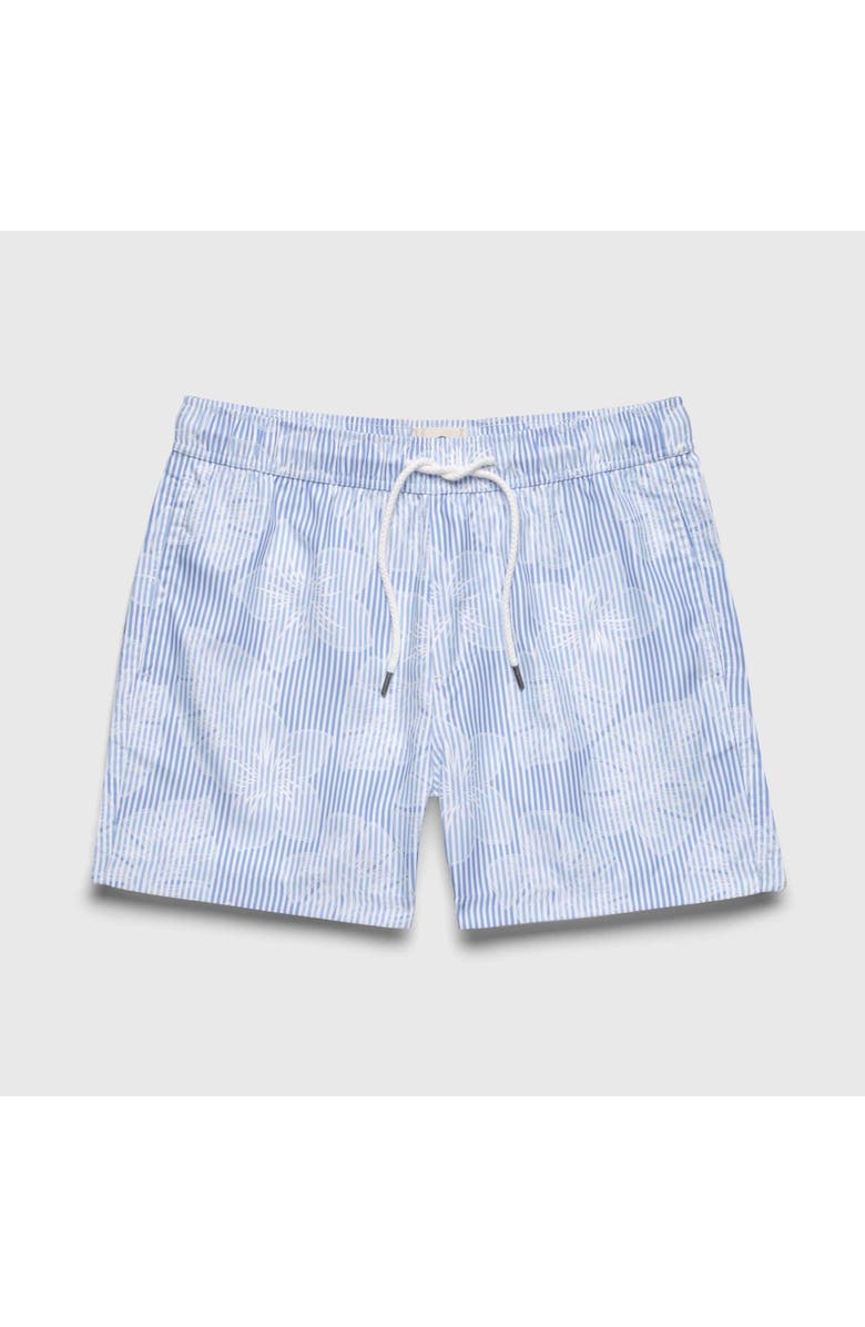 Surfside Supply Co. Jimmy 5" Stripe Floral Volley, Main, color, Blue