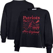 '47 Women's '47 Navy New England Patriots Team Collage Sydney Long Sleeve T-Shirt