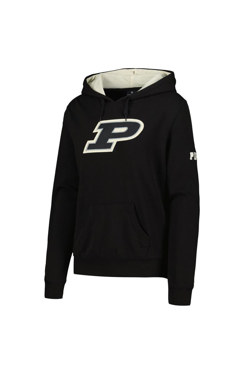 STADIUM ATHLETIC Women's Black Purdue Boilermakers Team Big Logo Pullover Hoodie, Alternate, color, Black