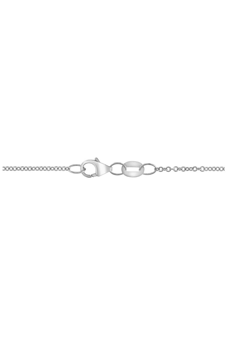 Sterling Silver Diamond Pendant Necklace, Alternate, color, WHITE