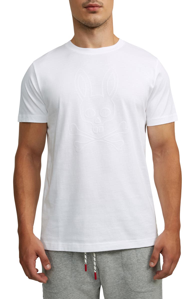 Psycho Bunny Westcott Debossed Graphic T-Shirt, Main, color, 