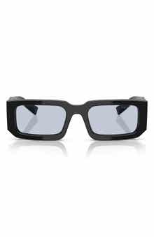 Prada 53mm Rectangular Sunglasses