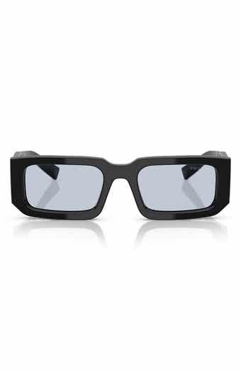 Prada 53mm Rectangular Sunglasses