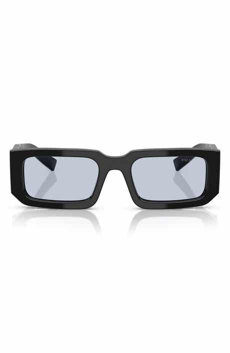 Prada 53mm Rectangular Sunglasses