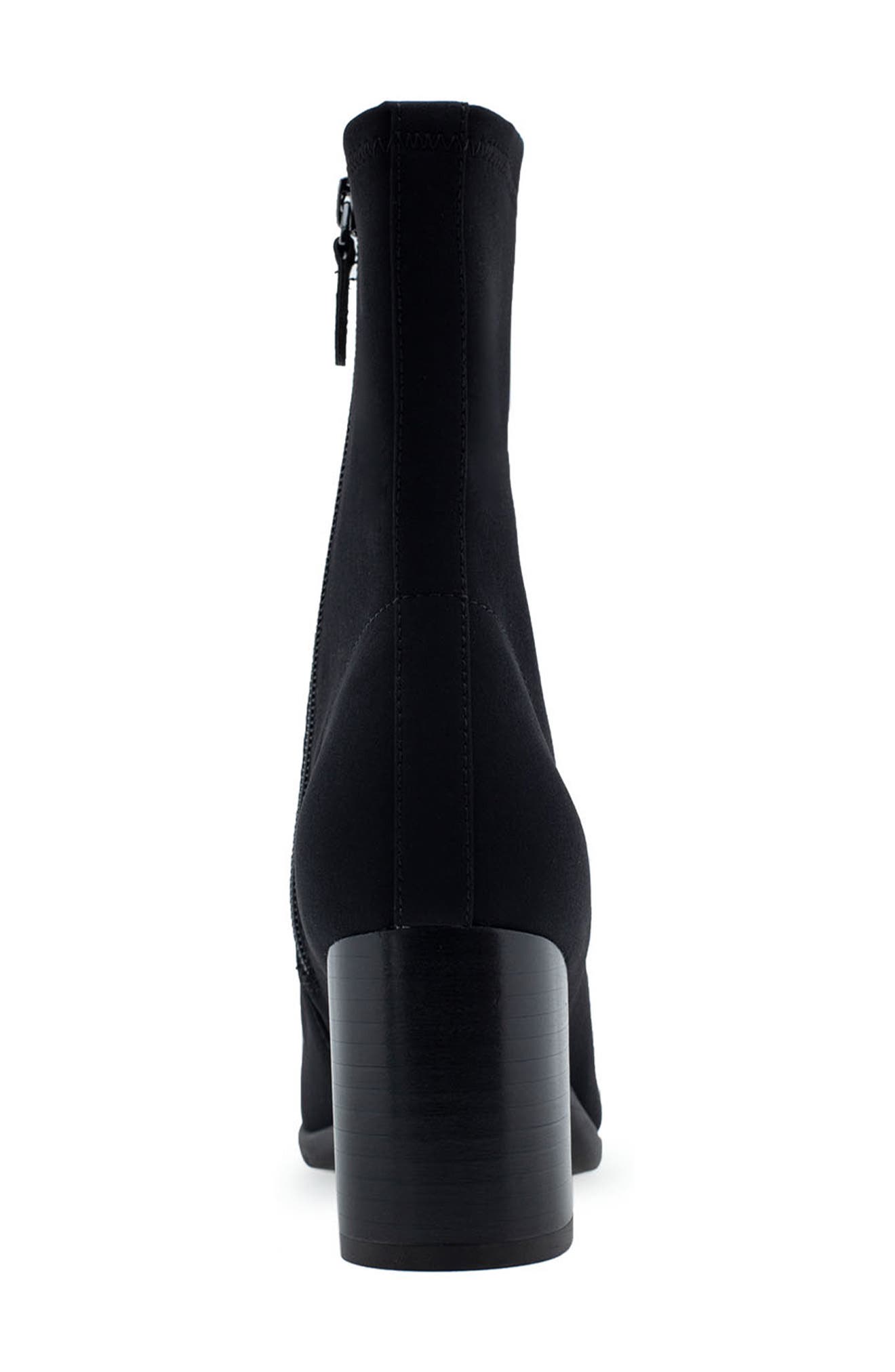 Miley Heeled Boot - Wide Width Available, Alternate, color, BLACK FAUX