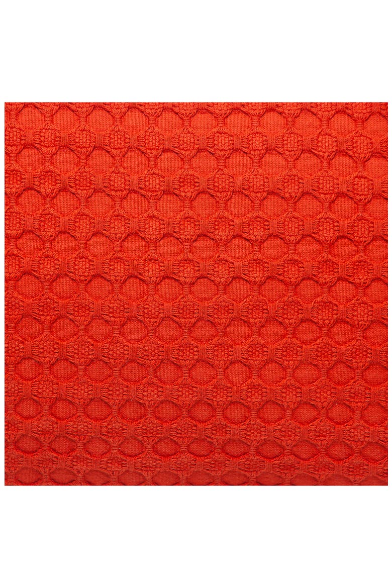 Embossed Throw Pillow, Alternate, color, ORANGE