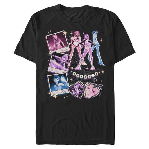 Men's KPop Demon Hunters Huntrix Cute Instant Film Portrait  Graphic T-Shirt