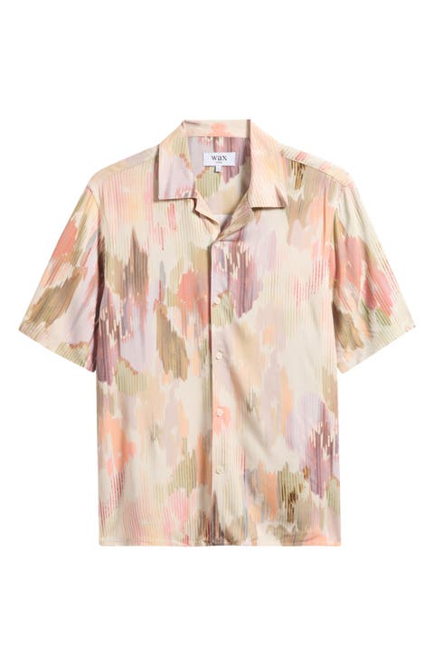 Didcot Corrigated Floral Camp Shirt