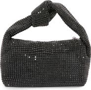 BERNESS Knotted Handle Rhinestone Bag