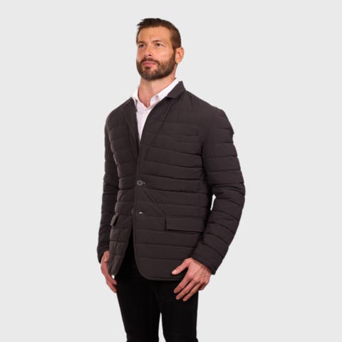 Tech Stretch Quilted Blazer Jacket