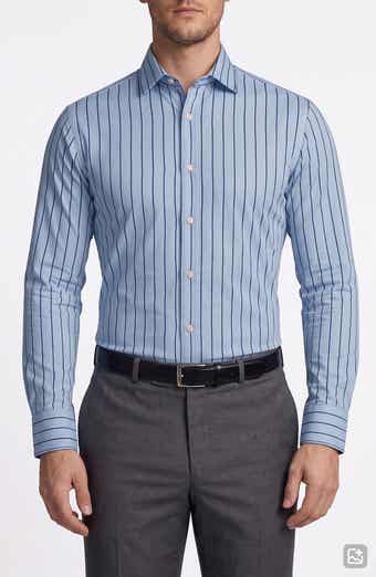 Striped Cotton Dress Shirt