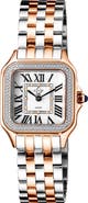 GV2 Women's Milan Diamond Dial Two-Tone Bracelet Watch, 27.5mm - 0.038 ctw