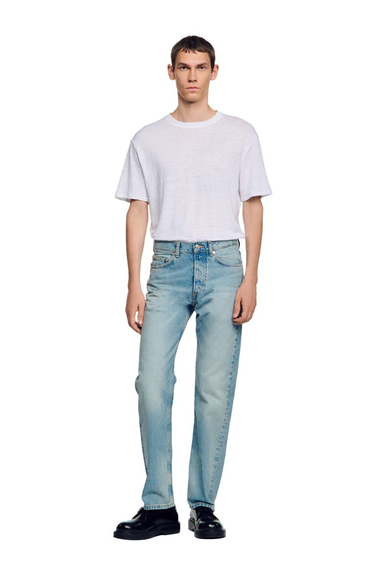 Certified Linen T-shirt, Alternate, color, WHITE