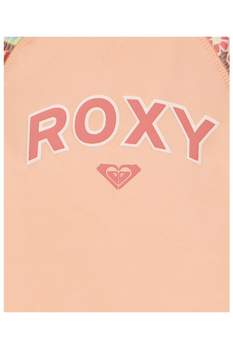 Kids' Rashguard Top & Bikini Bottoms Set, Alternate, color, CORAL