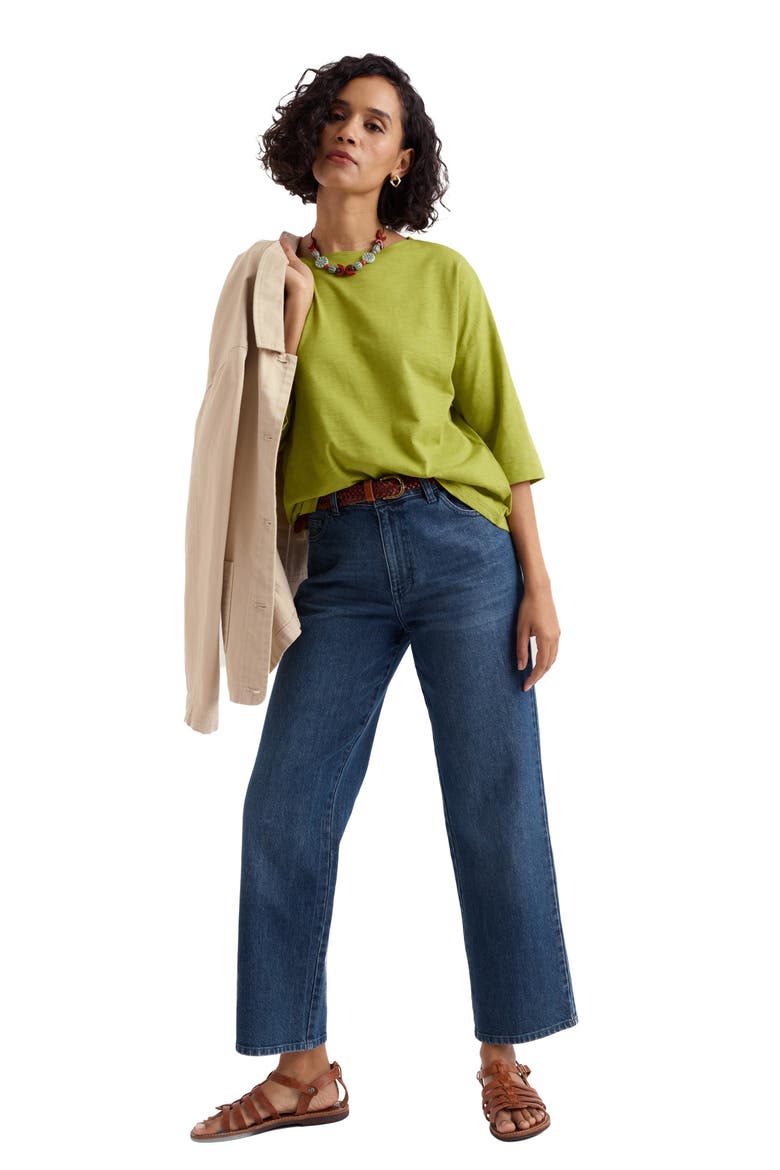 Tremayne Quay Organic Cotton Top, Alternate, color, AVOCADO