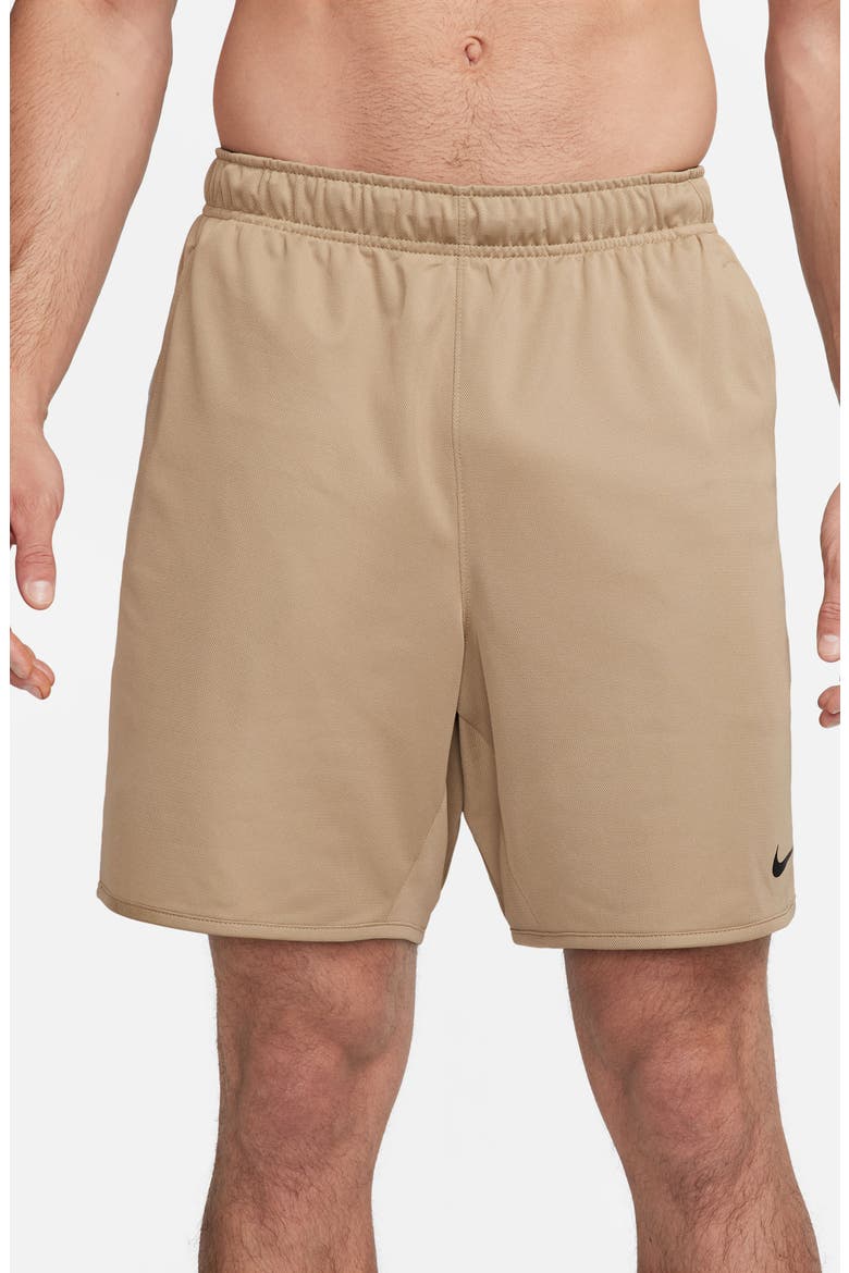Dri-FIT 7-Inch Brief Lined Versatile Shorts, Alternate, color, KHAKI/ BLACK