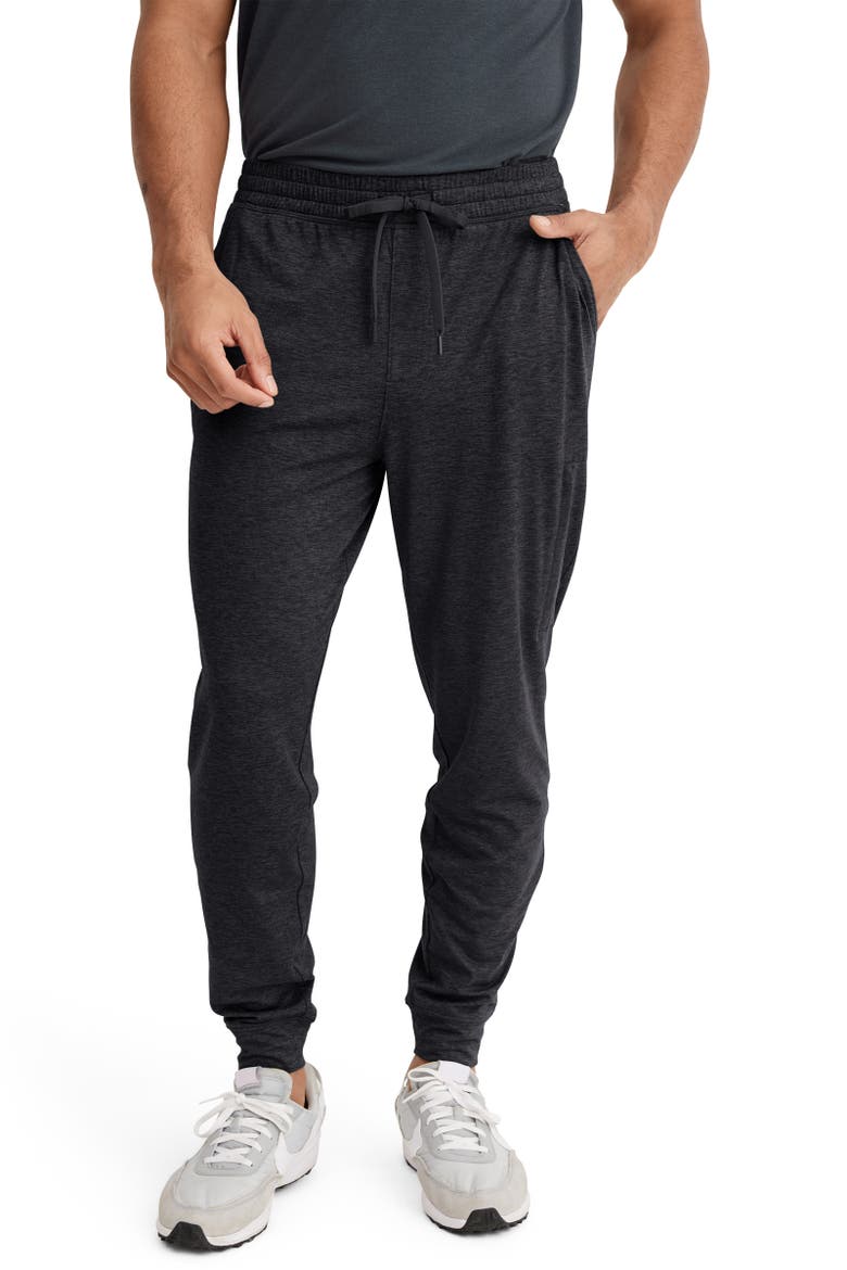 Mens EverActive Tall Man Knit Jogger, Main, color, Black Heather