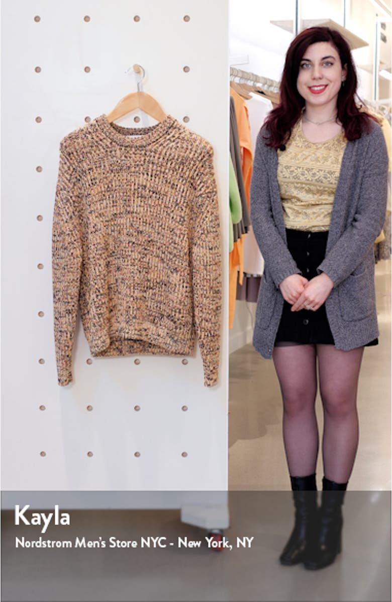 Mixed Yarn Knit Sweater, sales video thumbnail