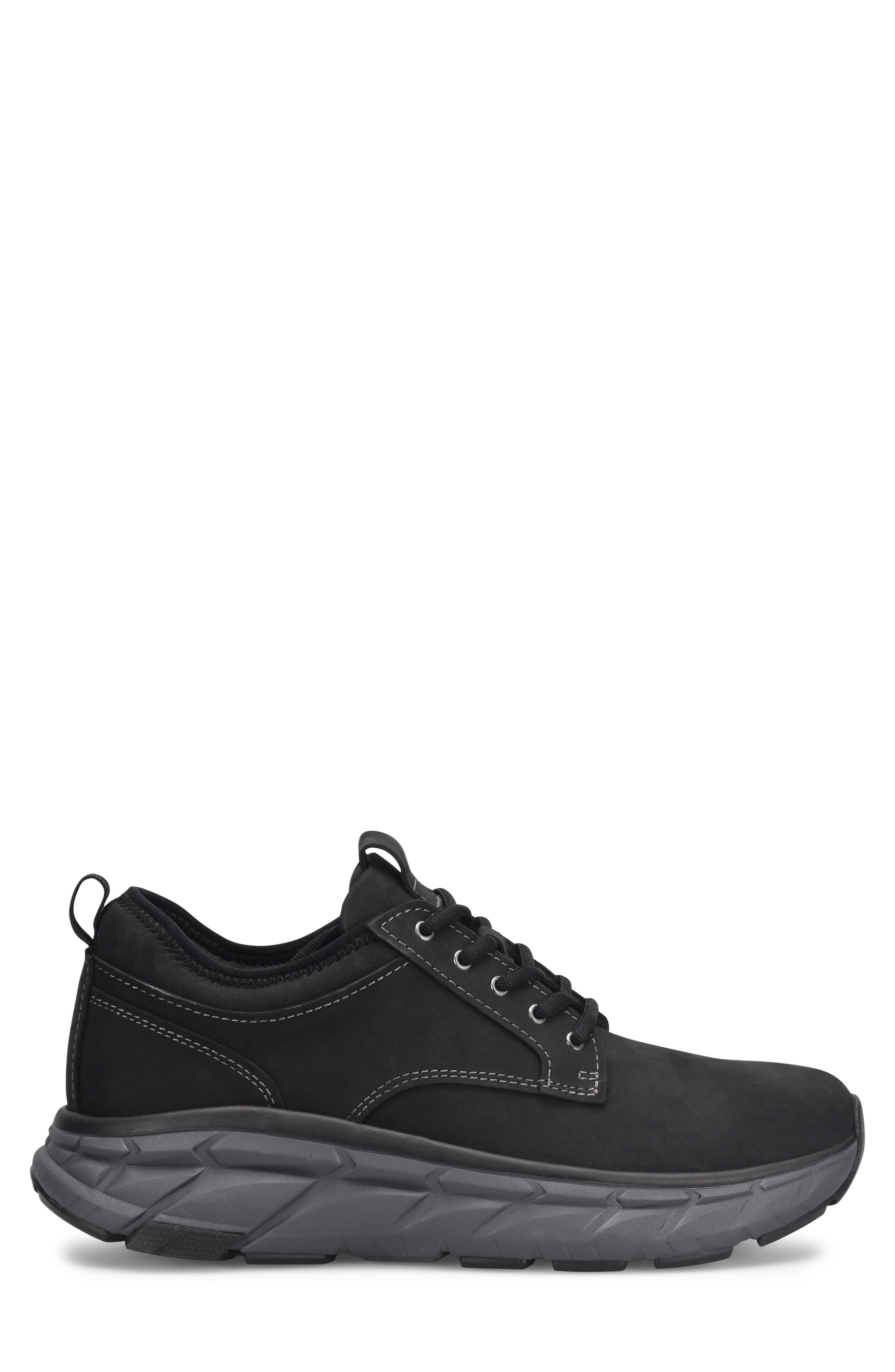 Align Verdell Water Resistant Leather Sneaker - Wide Width Available, Alternate, color, Black