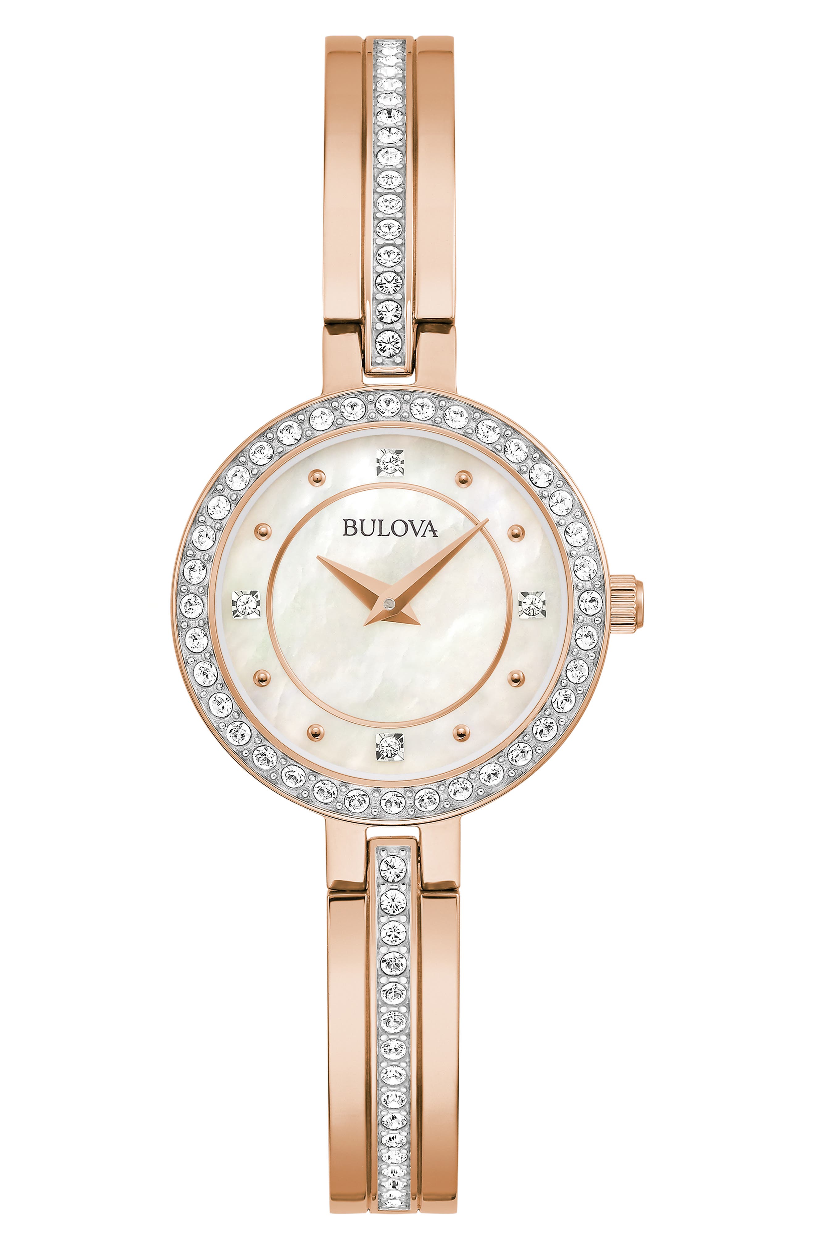 BULOVA Classic Crystal Bracelet Watch, 26mm