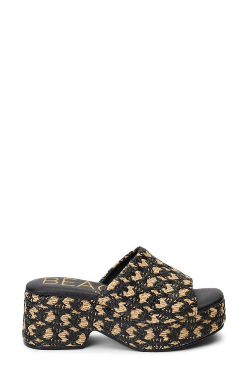 Beach By Matisse Cruz Platform Slide Sandal In Multi