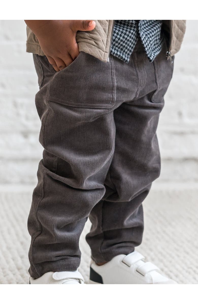 Kendi Kent Organic Corduroy Pant, Alternate, color, Ash