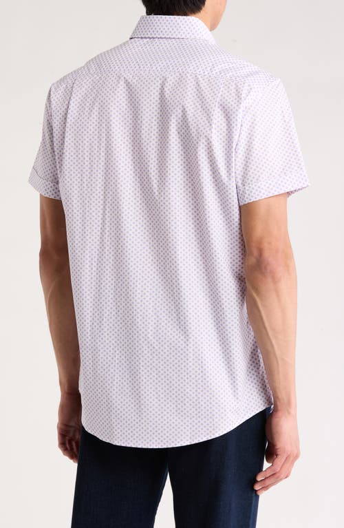 Rodd & Gunn Berwick Forest Short Sleeve Cotton Button-up Shirt In Multi