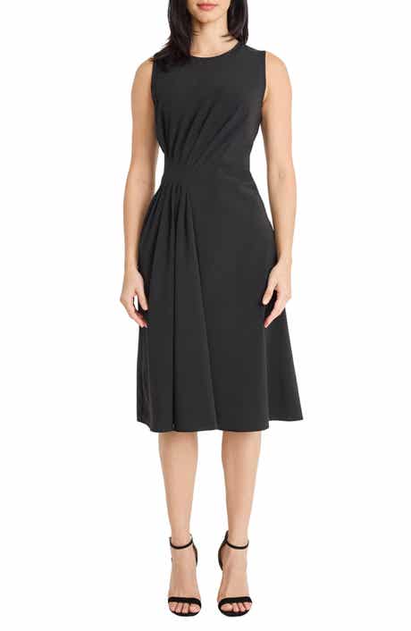 Maggy London Draped Midi Dress
