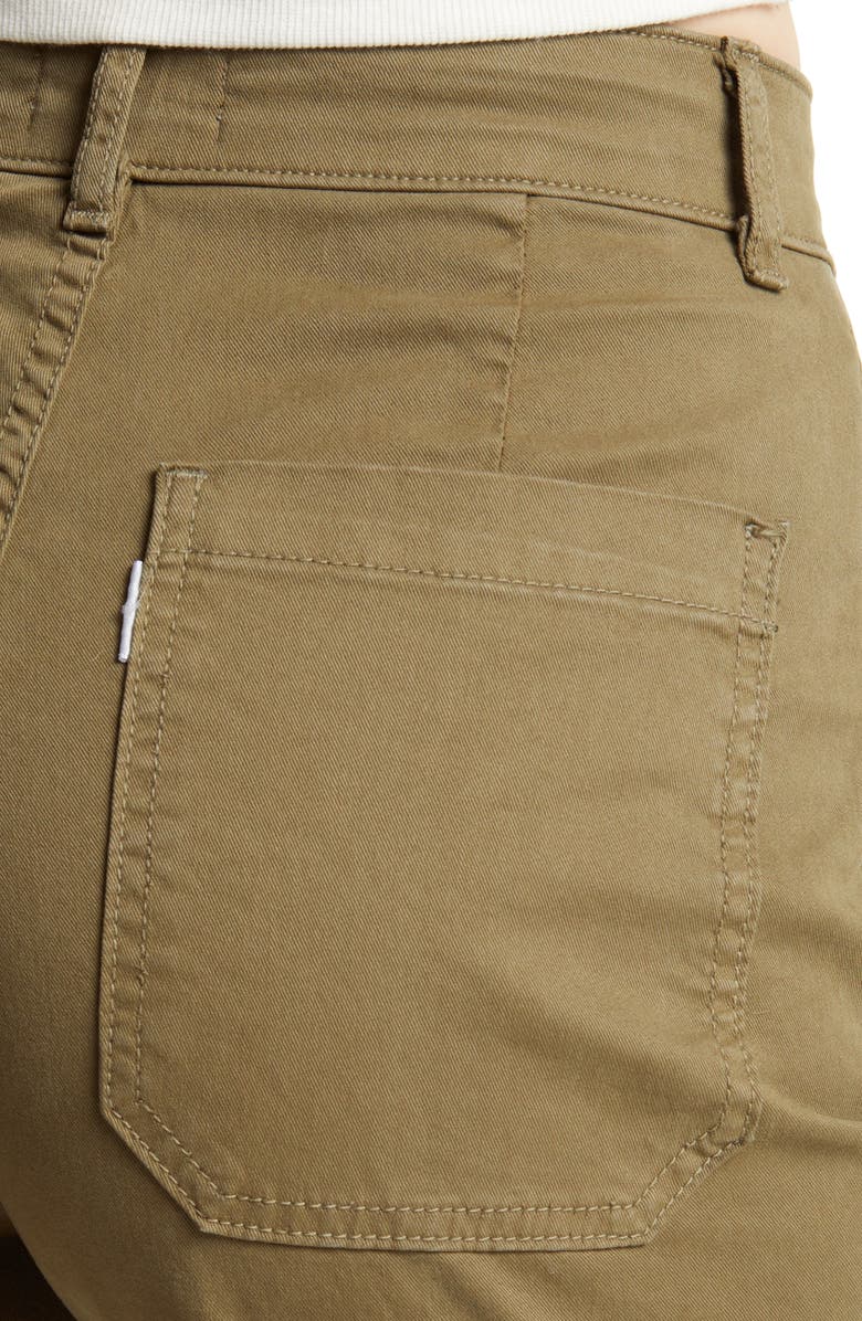 ASKK NY Sailor High Waist Wide Leg Pants, Alternate, color, Olive