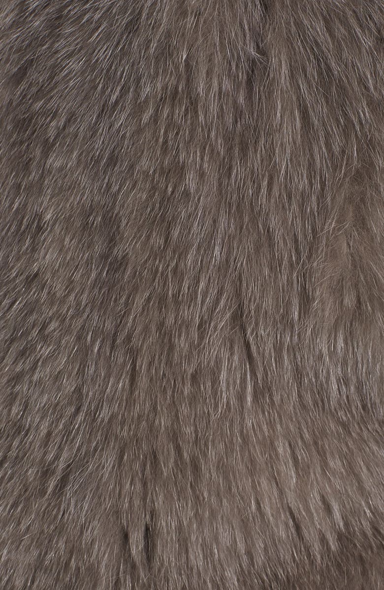 Theory 'Hanalee' Genuine Fox Fur Vest, Alternate, color, 