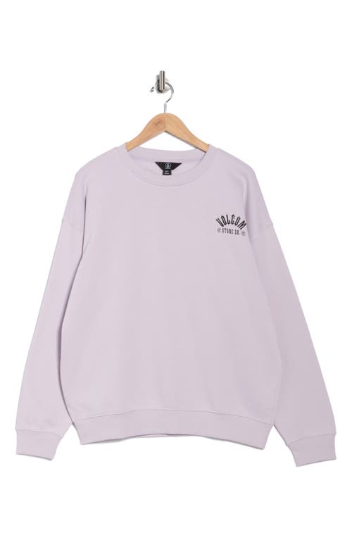 Volcom Round About Crew Sweater In White