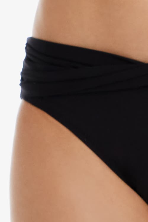 Helen Jon Twist Front Hipster In Black
