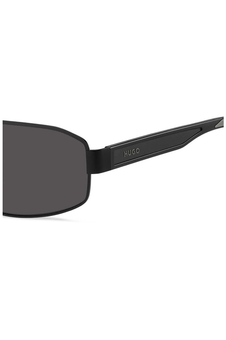 60mm Navigator Sunglasses, Alternate, color, MATTE BLACK/ GREY