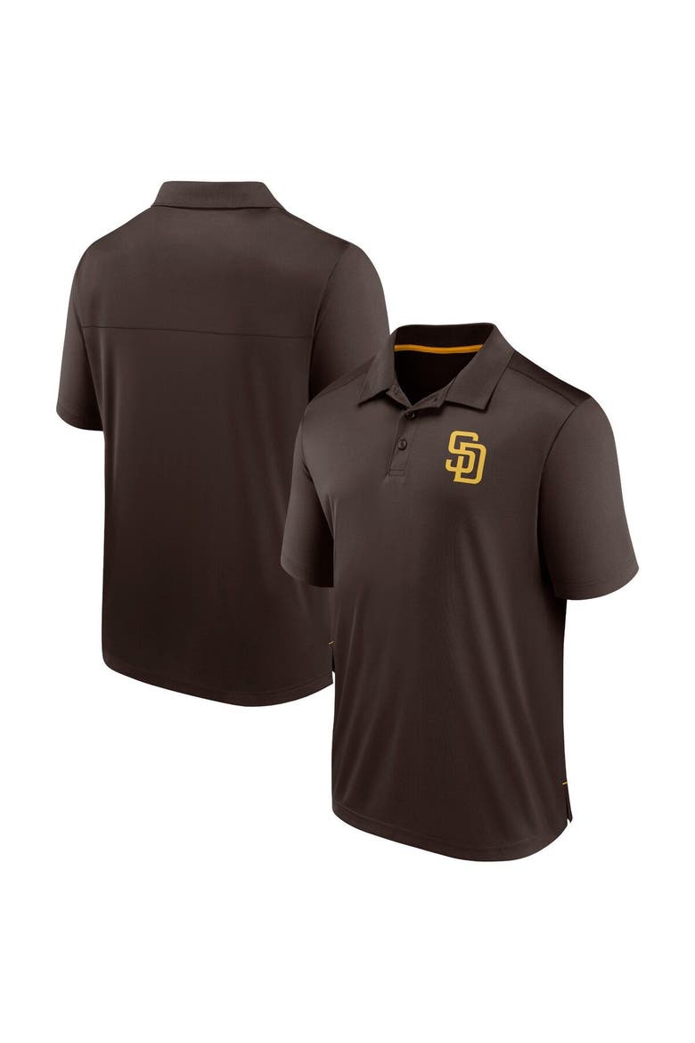 Men's Fanatics Branded  Brown San Diego Padres Fitted Polo, Main, color, Brown