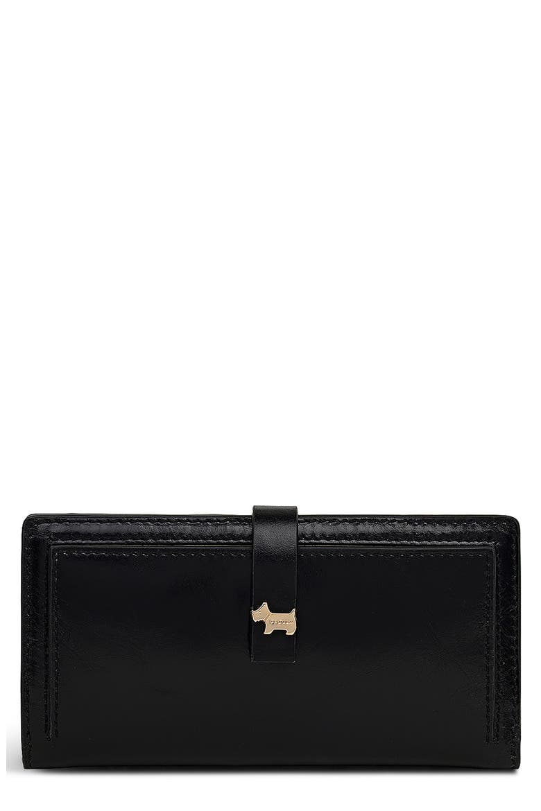 Large Newick Road Leather Bifold Wallet, Main, color, BLACK
