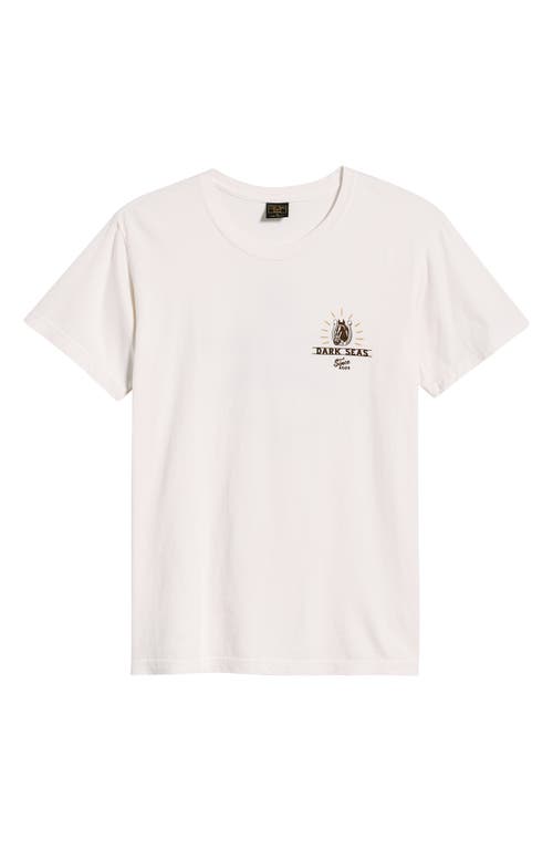Dark Seas Rancher Cotton Graphic T-shirt In White