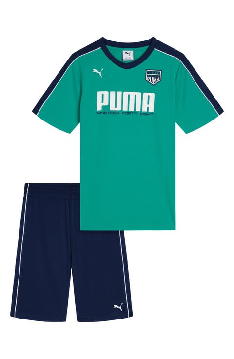Kids' Logo Graphic T-Shirt & Shorts Set (Big Kid)