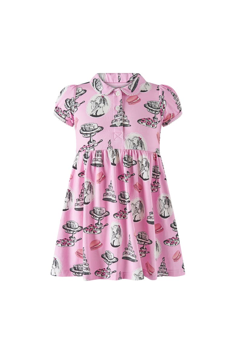 Eloise Afternoon Tea Dress, Main, color, Pink