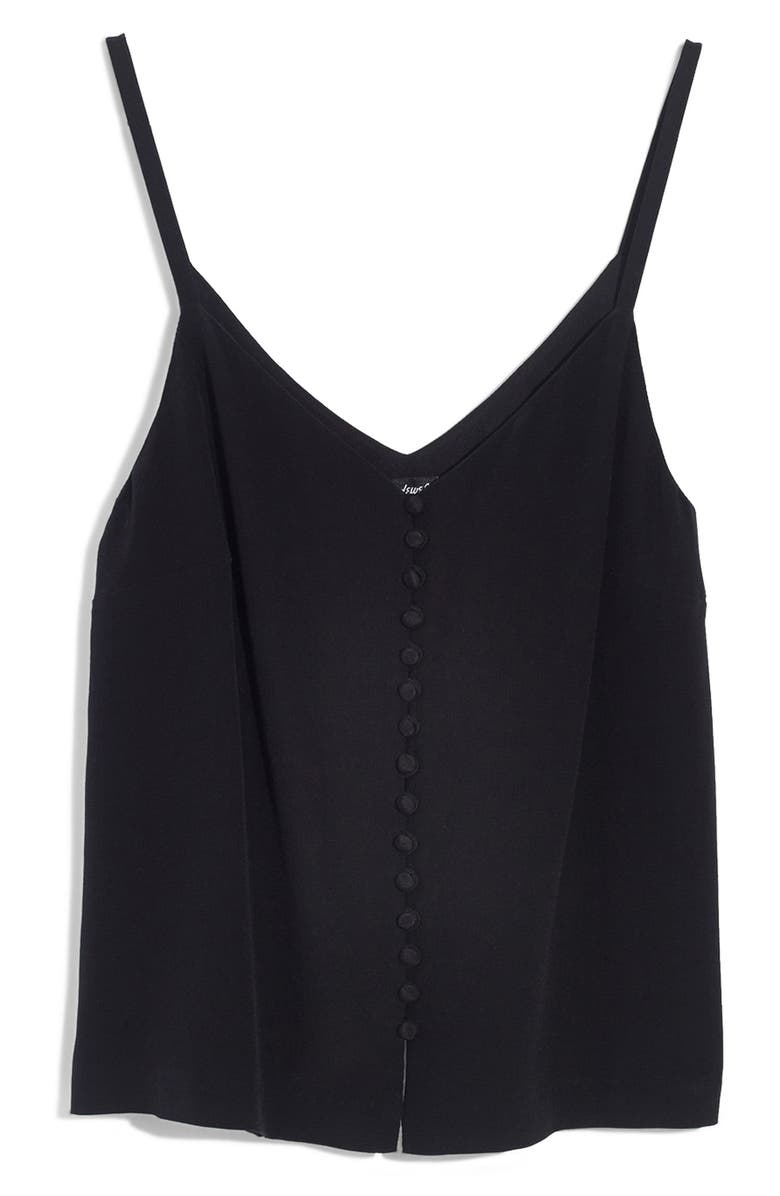 Madewell Silk Button Down Camisole, Alternate, color, 