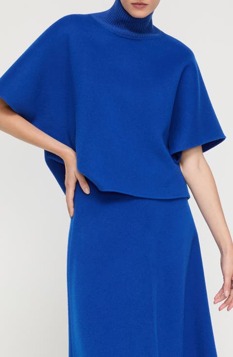 Double Face Wool & Cashmere Turtleneck Sweater