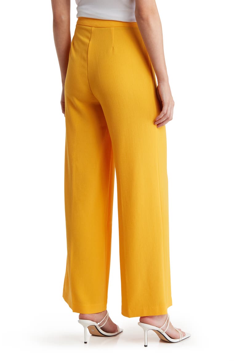 Wide Leg Crepe Pants, Alternate, color, APRICOT