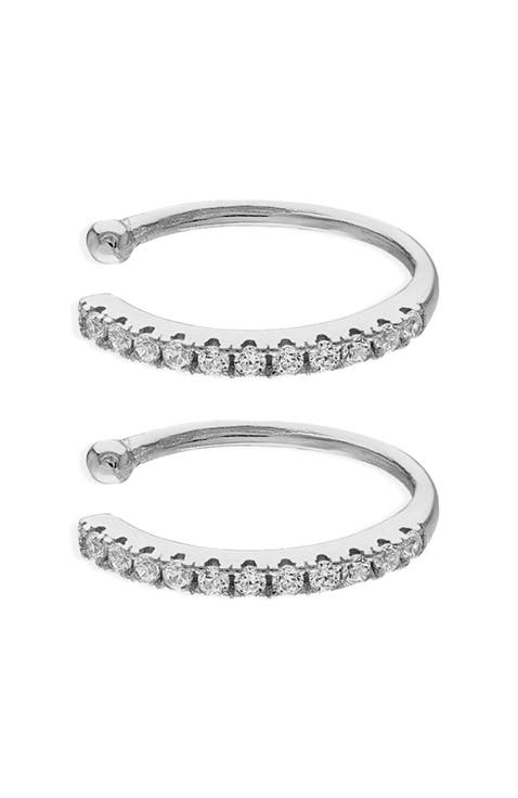 Set of 2 CZ Ear Cuffs