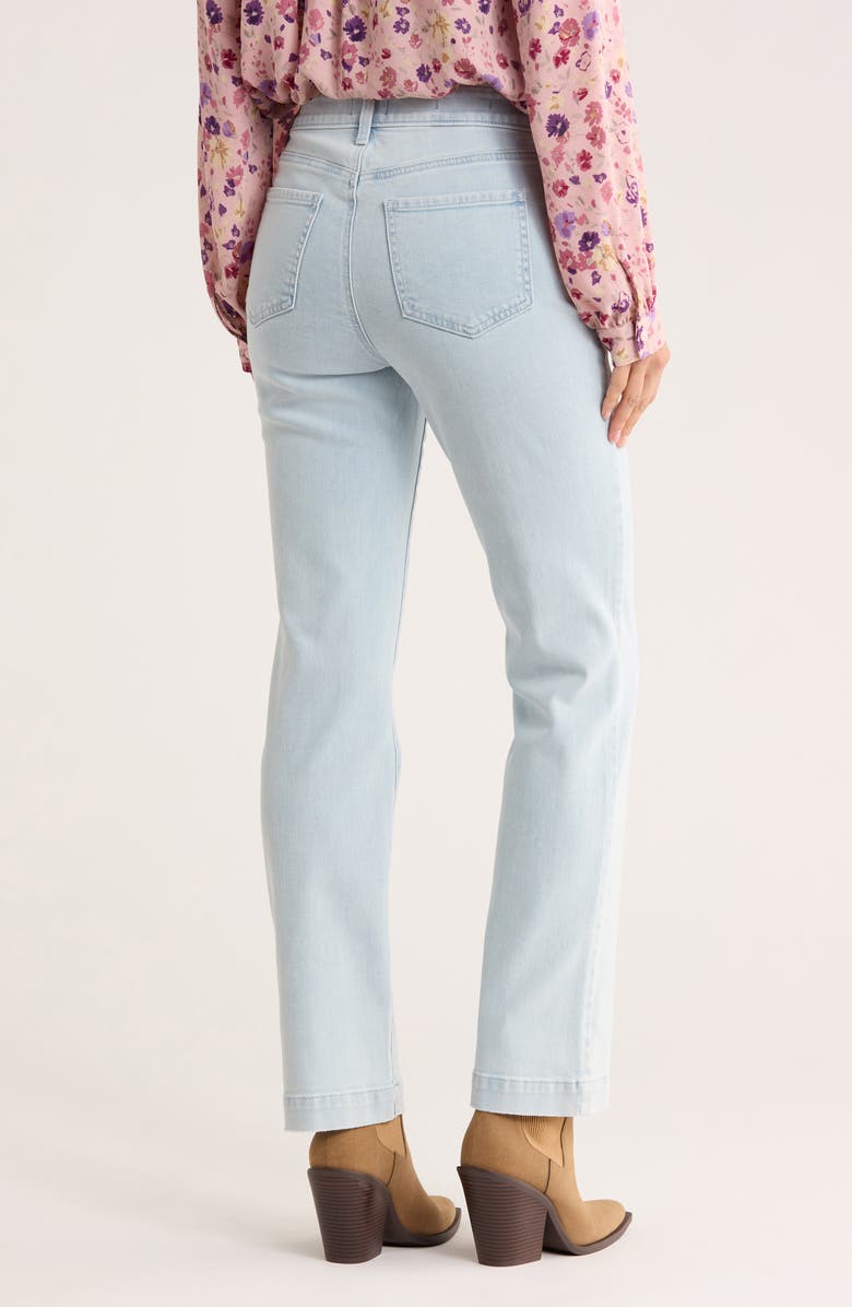 NYDJ Marilyn High Waist Straight Leg Jeans, Alternate, color, Icy Lagoon