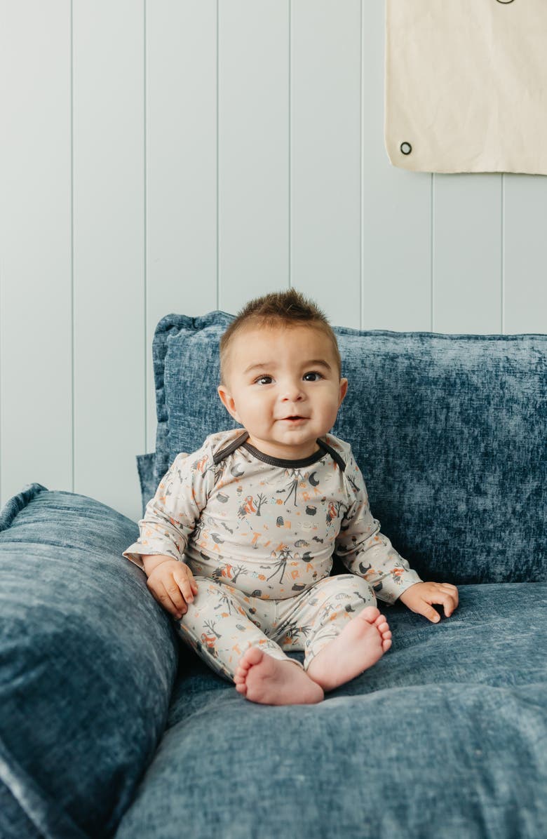 Copper Pearl The Nightmare Before Christmas Long Sleeve Bodysuit, Alternate, color, Ntmare Before Xmas