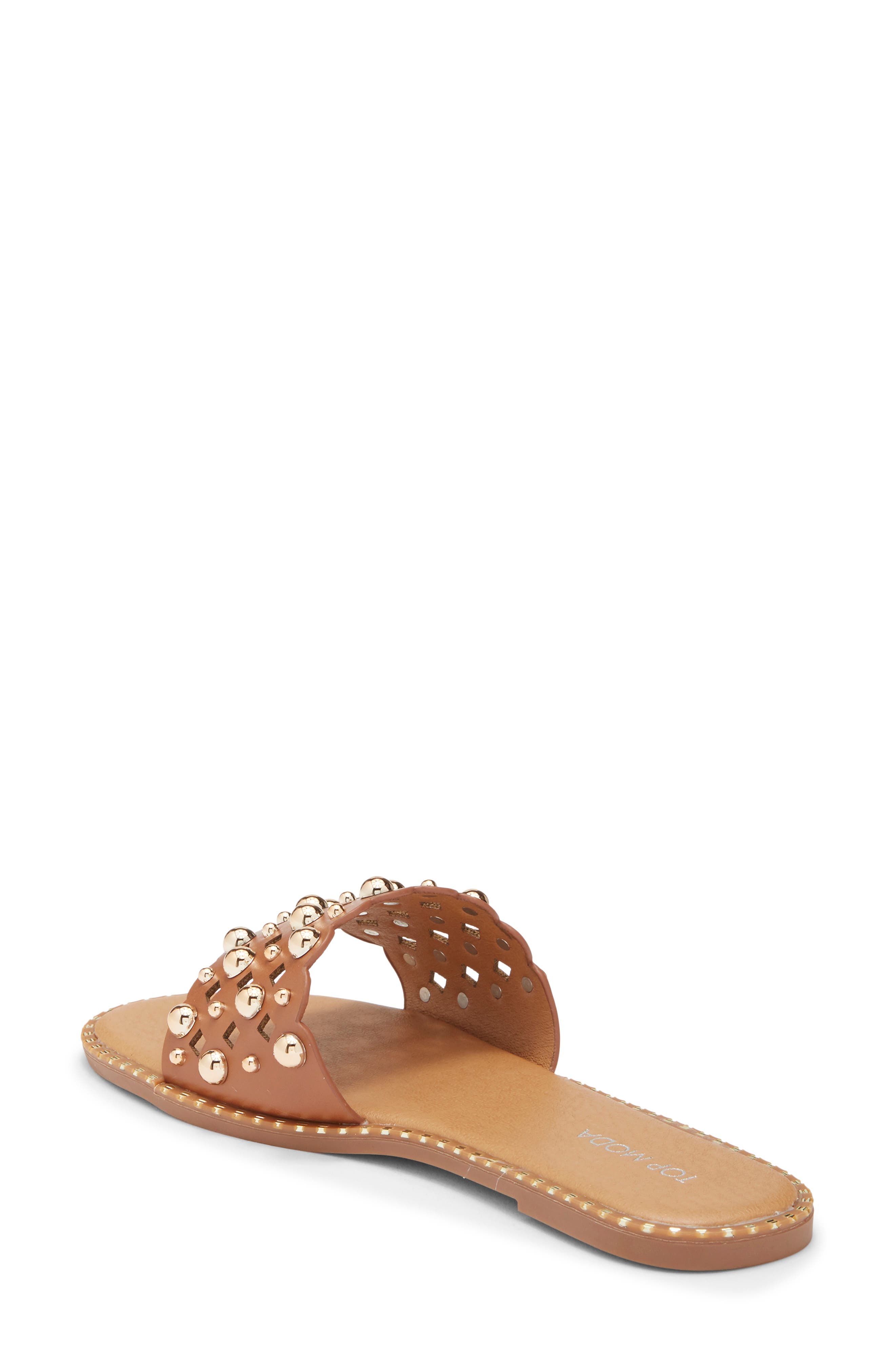 Mick Flat Sandal, Alternate, color, TAN PU