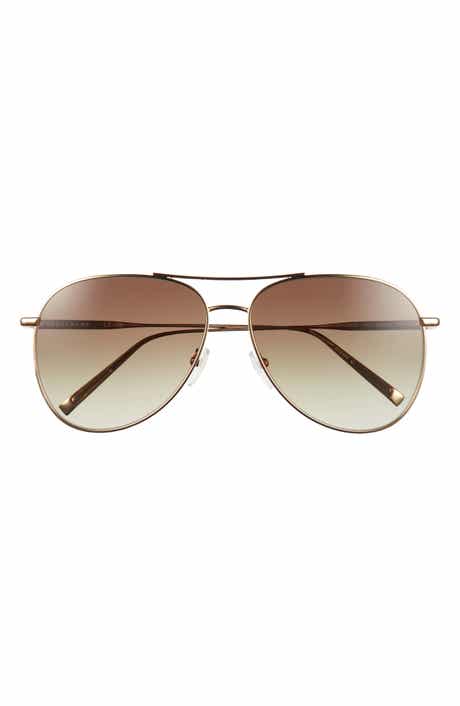Longchamp 59mm Classic Aviator Gradient Sunglasses