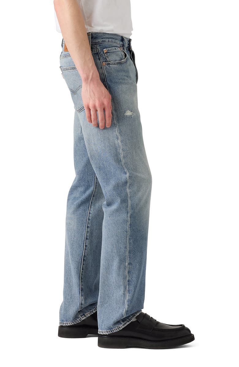 Levi's<sup>®</sup> 501<sup>®</sup> Original Straight Leg Jeans, Alternate, color, Delanore Dx