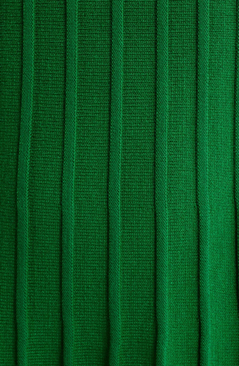 Elie Tahari The Wanda Fit & Flare Sweater Dress, Alternate, color, Green Lark