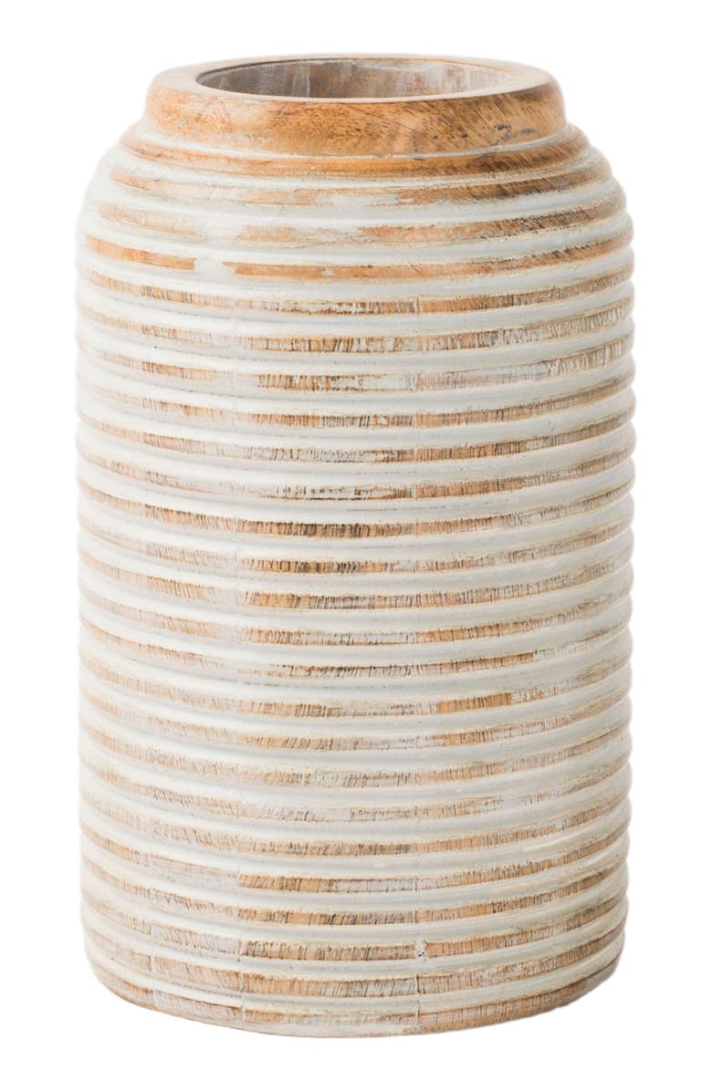 Mela Artisans Etchra Vase - Rustic Grey, Main, color, Grey